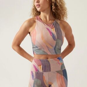 Athleta Matching set Women's Elation 7/8 Tight and Conscious Crop